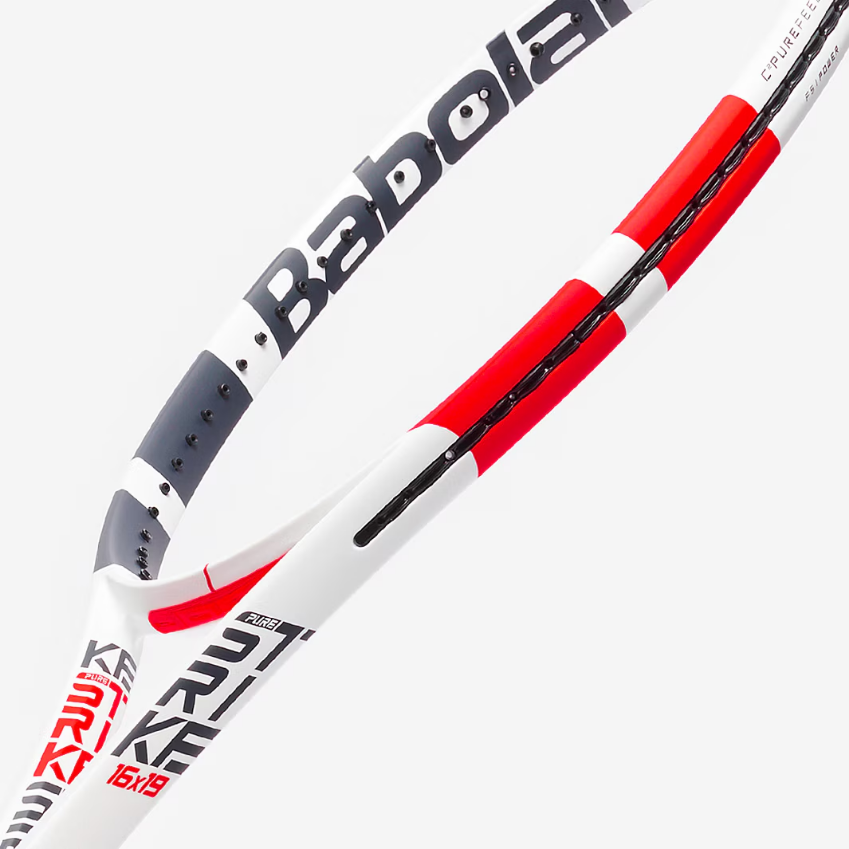 Babolat Pure Strike 16/19 -DEMO (Unstrung)White/Red/Black