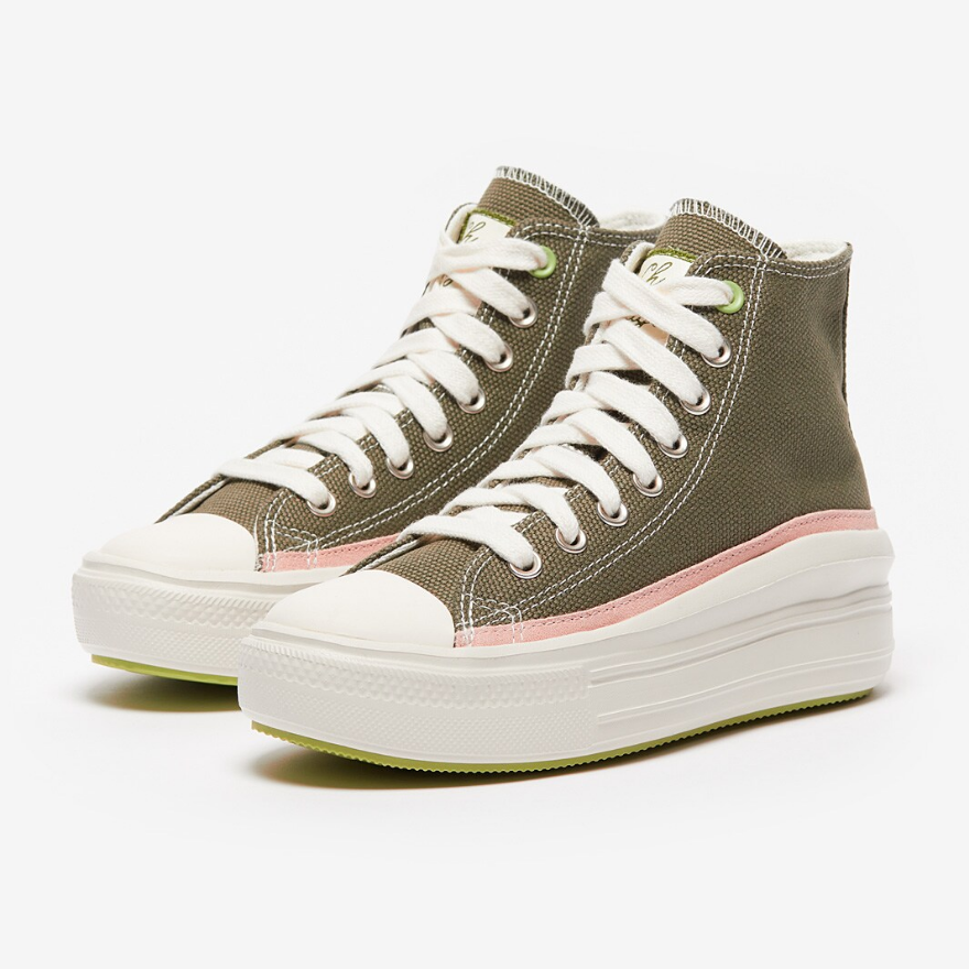 Converse Womens Chuck Taylor All Star MoveUtility/Egret/Pink Sage