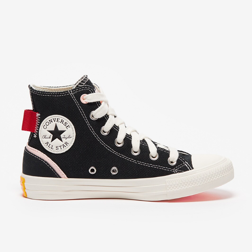 Converse Womens Chuck Taylor All StarBlack/Red/Egret