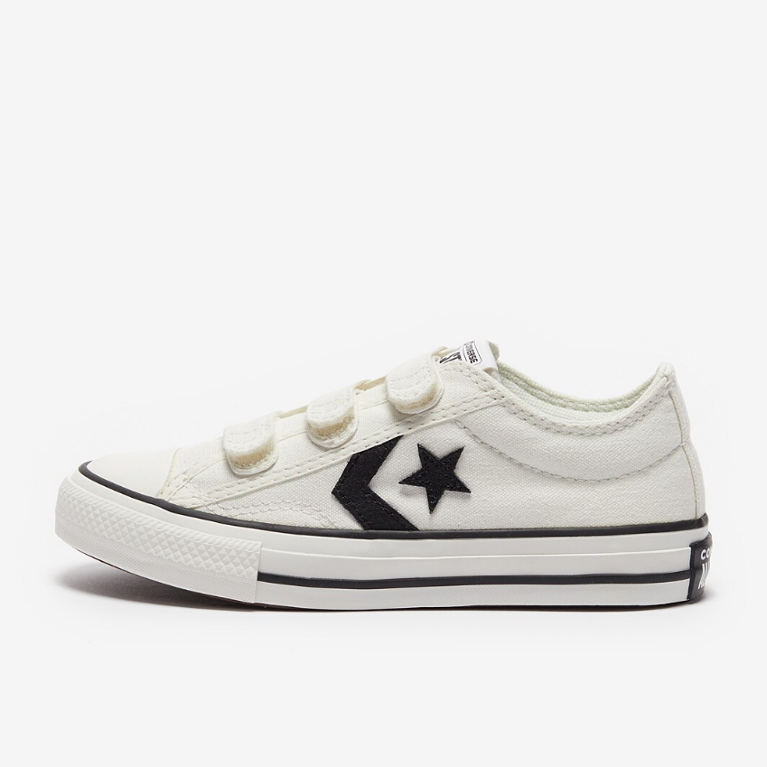 Converse Younger Kids Star Player 76 Easy-On (PS)Vintage White/Black/Egret