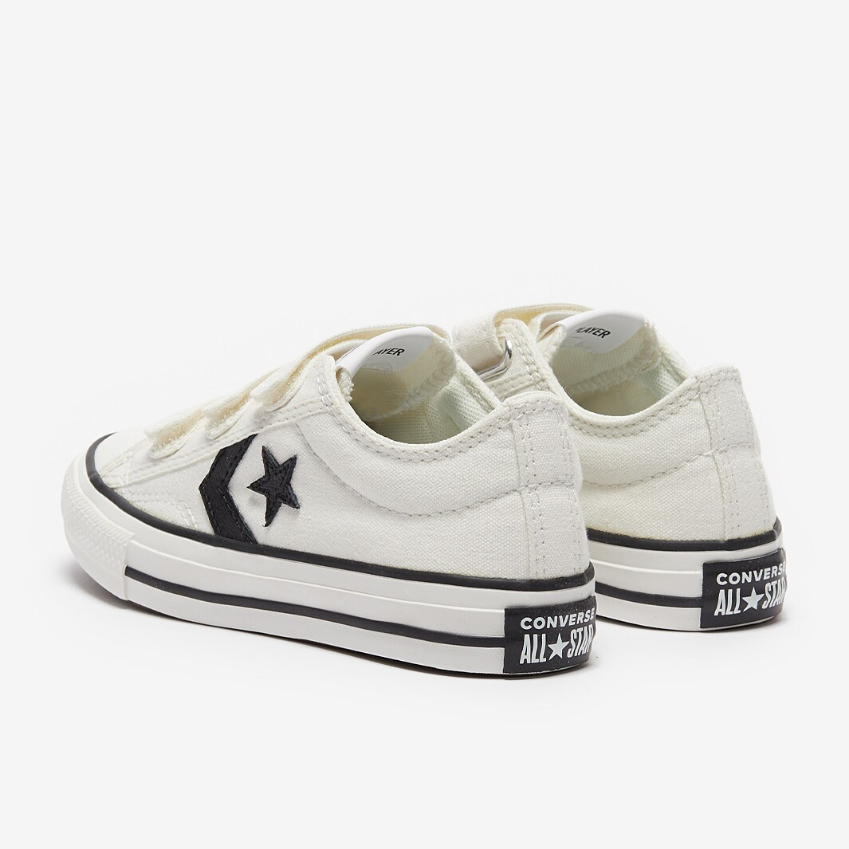 Converse Younger Kids Star Player 76 Easy-On (PS)Vintage White/Black/Egret