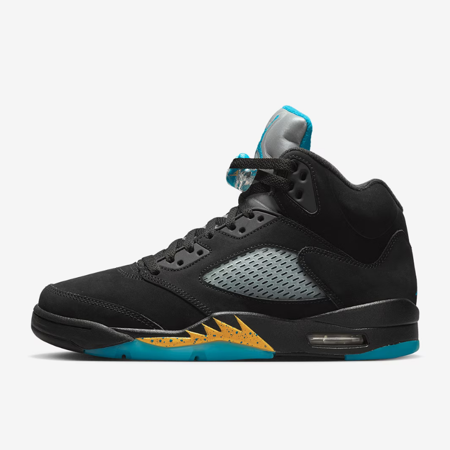 Air Jordan 5 RetroBlack/Aquatone/Taxi