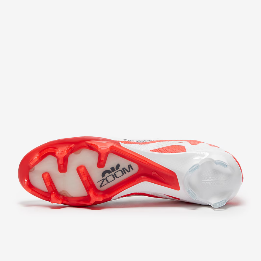 Nike Air Zoom Mercurial Vapor XV Elite FGWhite/Bright Crimson/Black