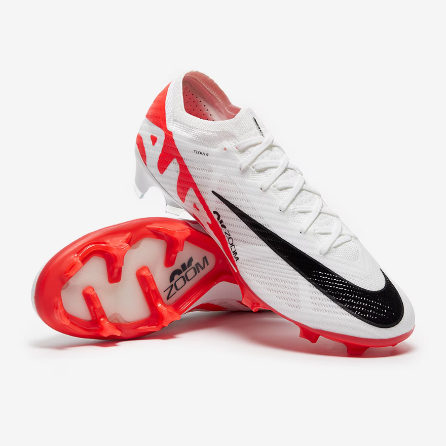 Nike Air Zoom Mercurial Vapor XV Elite FGWhite/Bright Crimson/Black