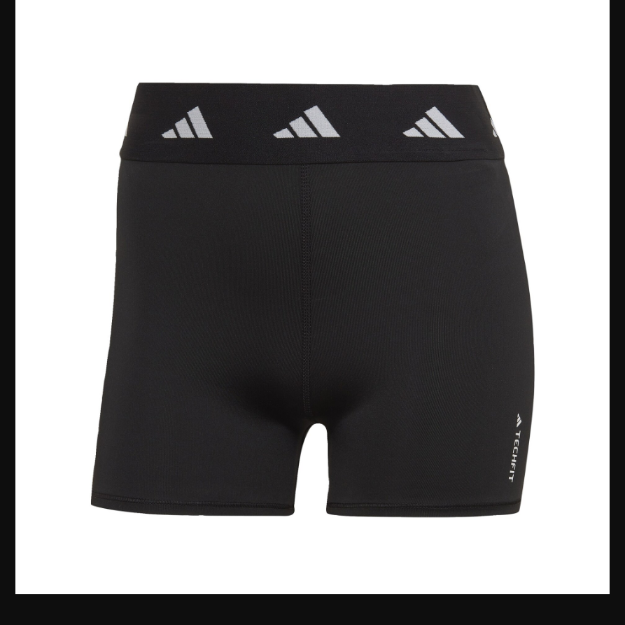 adidas Womens Techfit 3 Inch Short TightsBlack