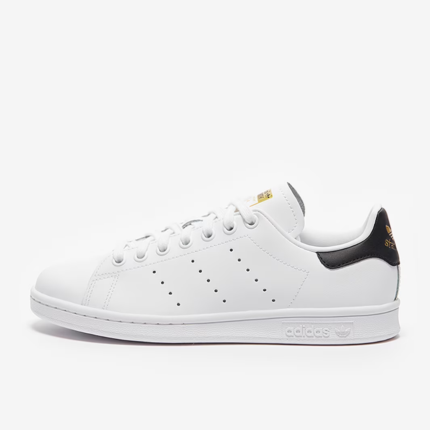 adidas Originals Womens Stan SmithFtw White/Core Black/Gold Met