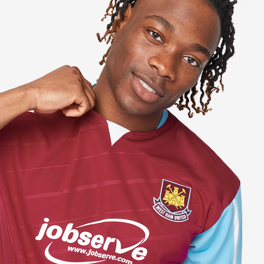 Score Draw West Ham United 2005 Play-Off Final ShirtBurgundy/Blue/White
