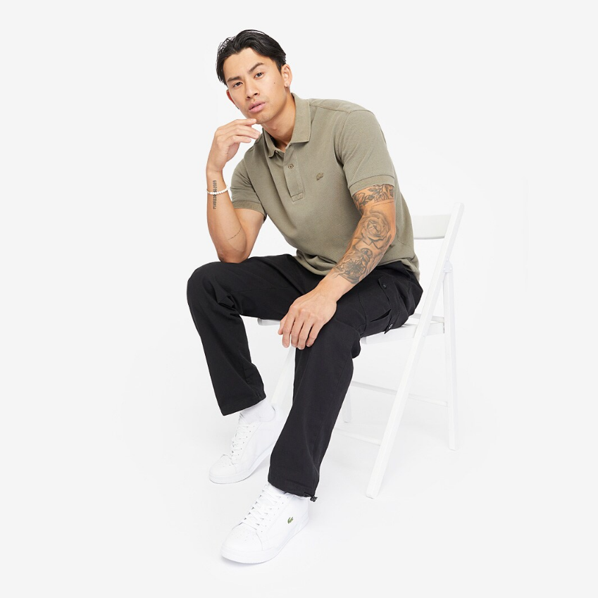 Lacoste Classic Fit Cotton Polo ShirtEco Kelp