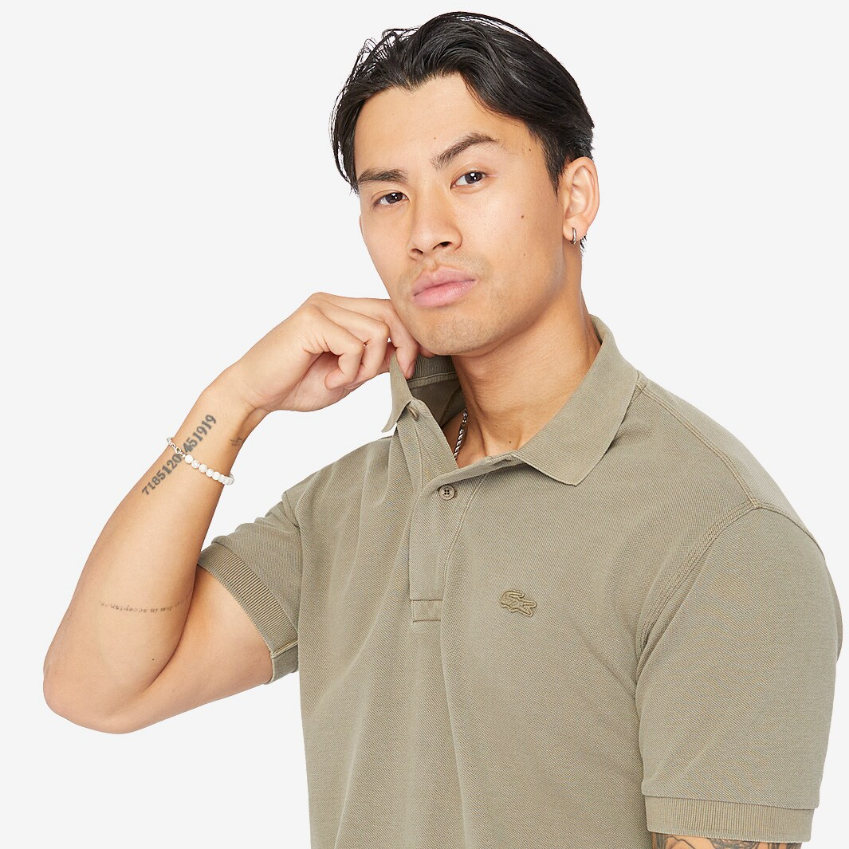 Lacoste Classic Fit Cotton Polo ShirtEco Kelp
