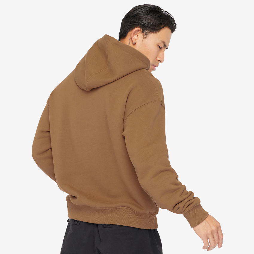 Lacoste Loose Fit Organic Cotton Big Croc HoodieCookie