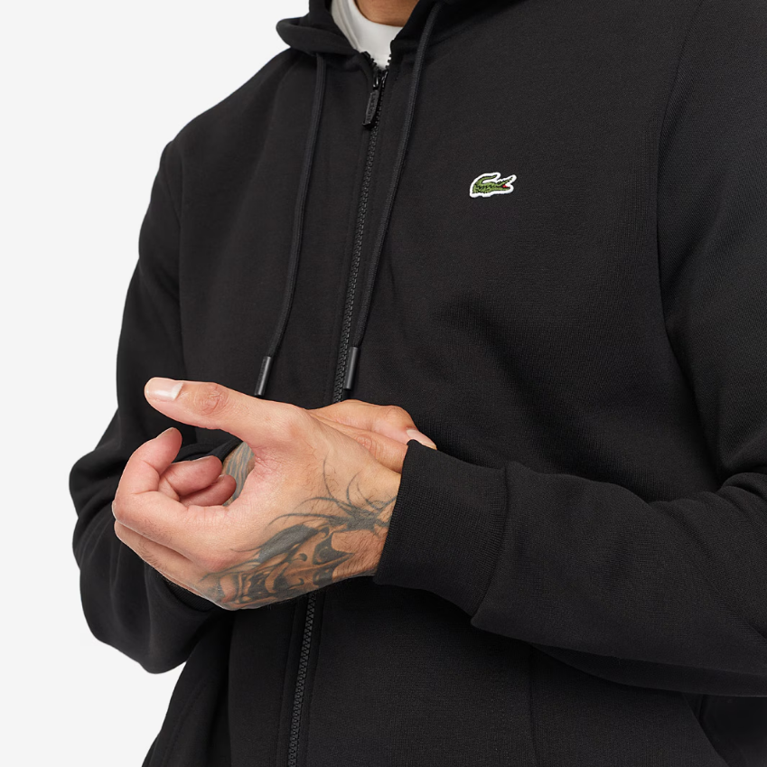 Lacoste Zip Up HoodieBlack
