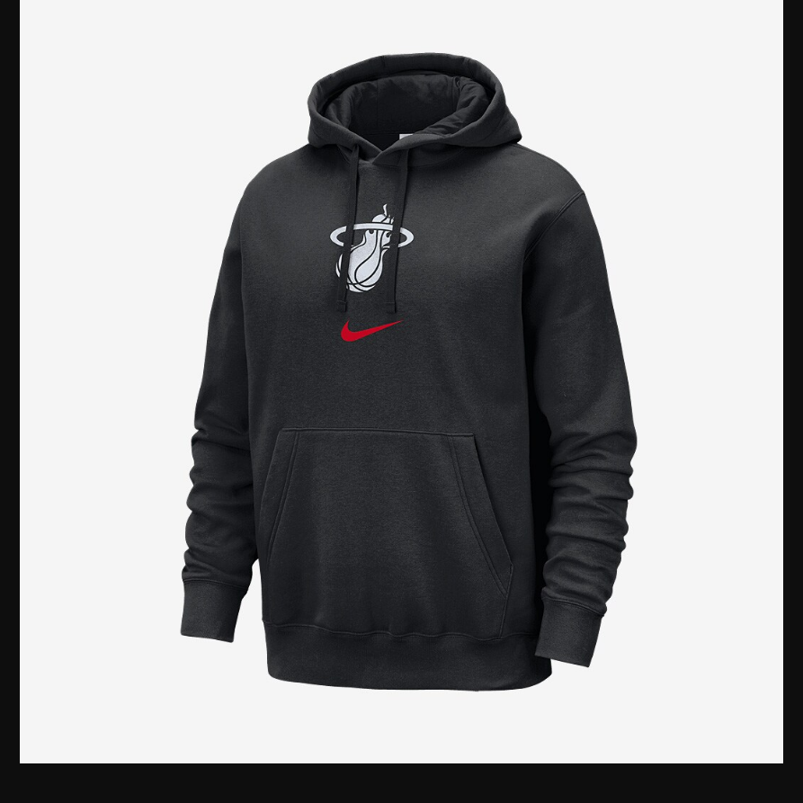 Nike NBA Miami Heat Club CE Pull-Over HoodieBlack