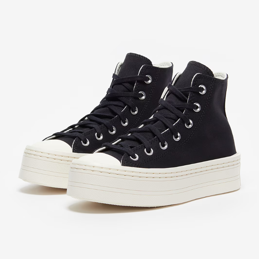 Converse Womens Chuck Taylor All Star Modern Lift PlatformBlack/Egret