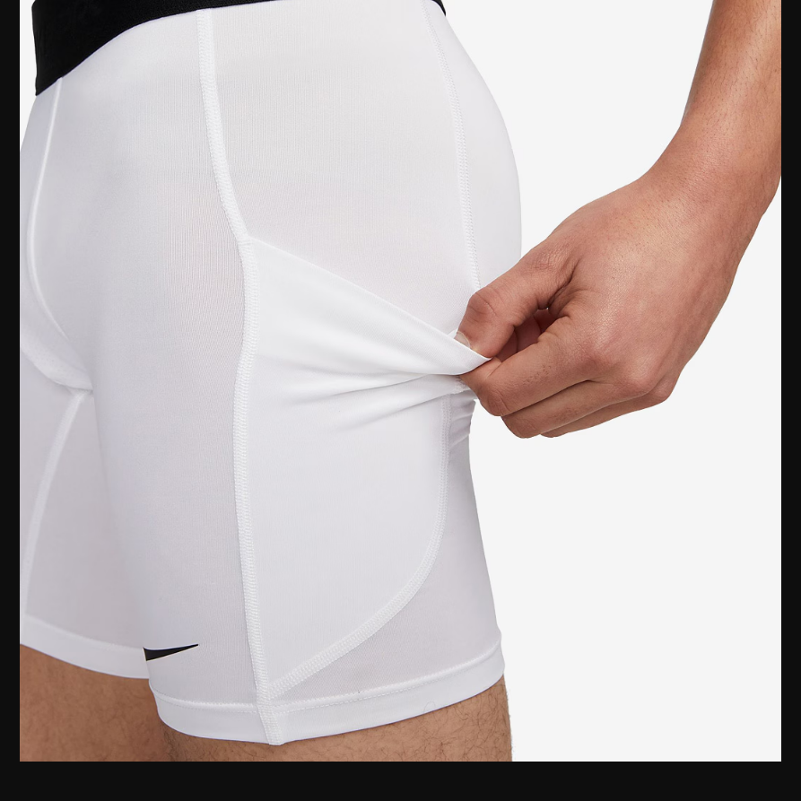 Nike Pro Dri-FIT ShortsWhite/Black