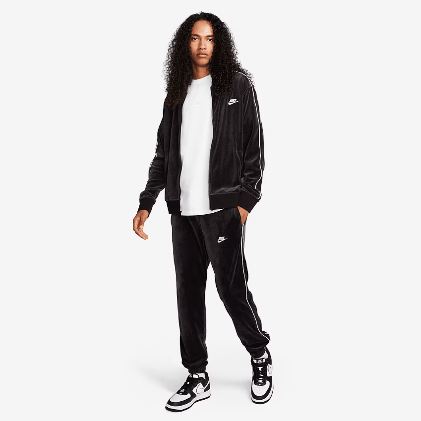 Nike Sportswear Club Velour JacketBlack/White