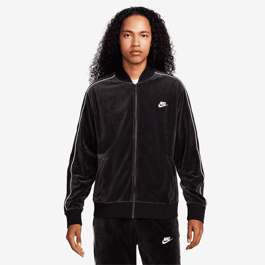 Nike Sportswear Club Velour JacketBlack/White