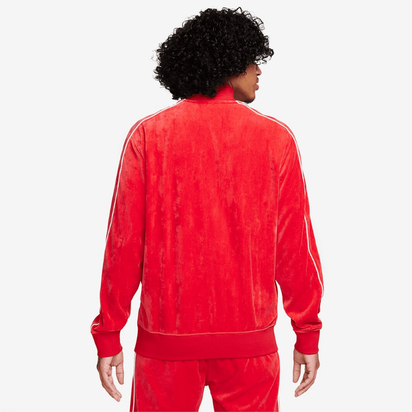 Nike Sportswear Club Velour JacketUniversity Red/White