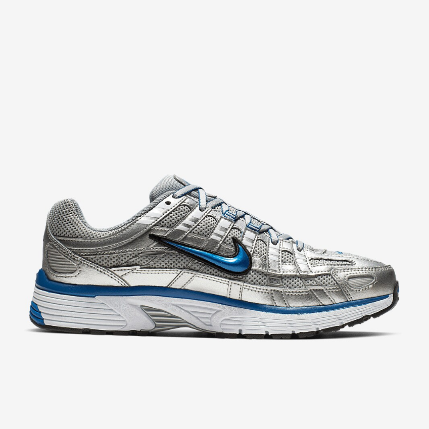 Nike Sportswear Womens P-6000Metallic Silver/Team Royal/White/Black