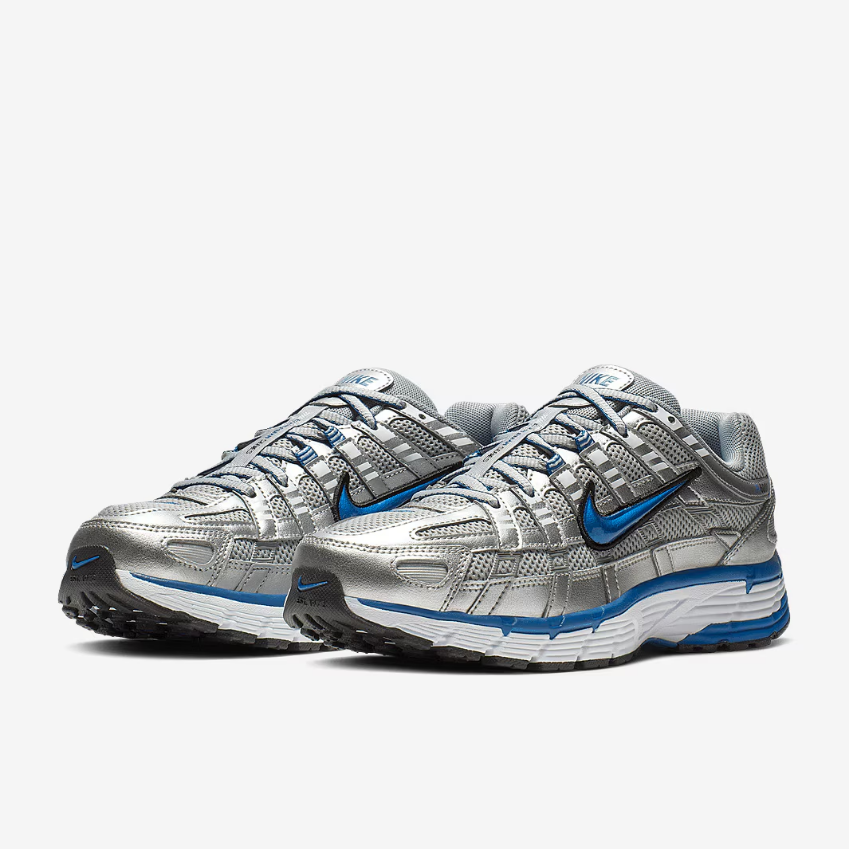 Nike Sportswear Womens P-6000Metallic Silver/Team Royal/White/Black