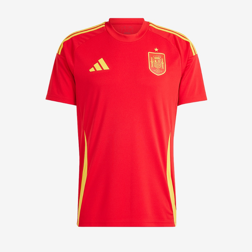 adidas Spain 2024 Home Fan ShirtBetter Scarlet