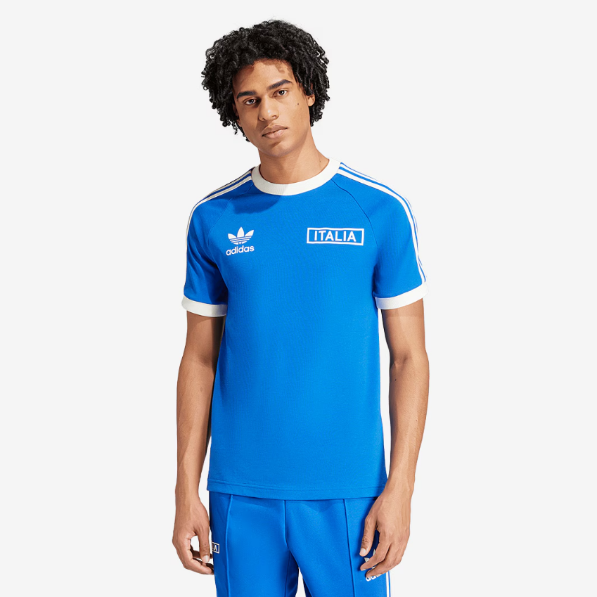 adidas originals Italy 3S T-Shirt - Team Royal Blue