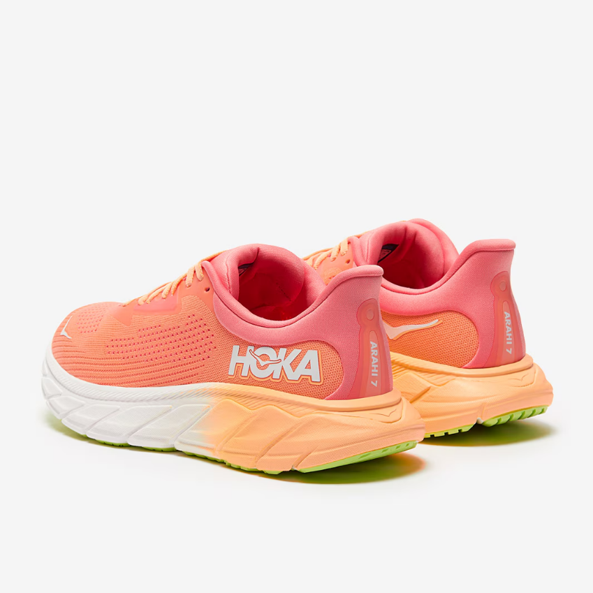 Hoka Womens Arahi 7Papaya/Coral