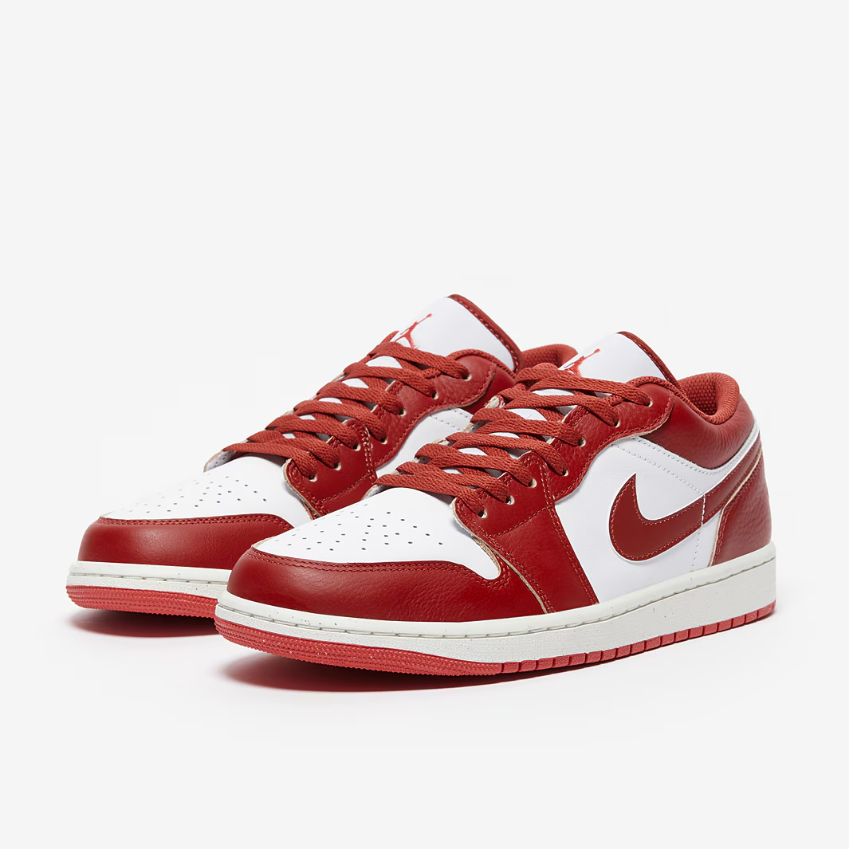 Air Jordan 1 Low SEWhite/Lobster/Dune Red/Sail
