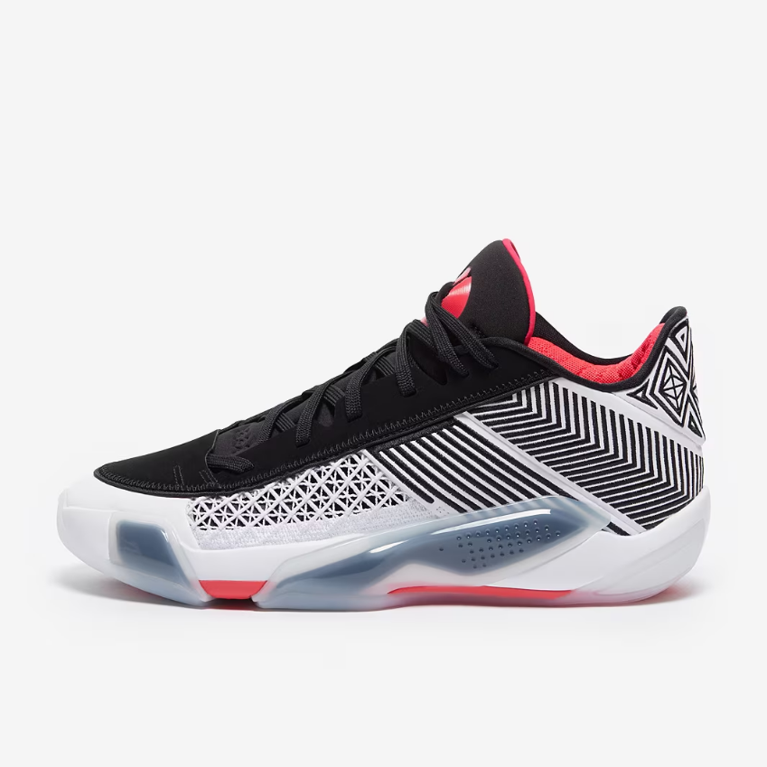 Air Jordan 38 LowWhite/Siren Red/Black