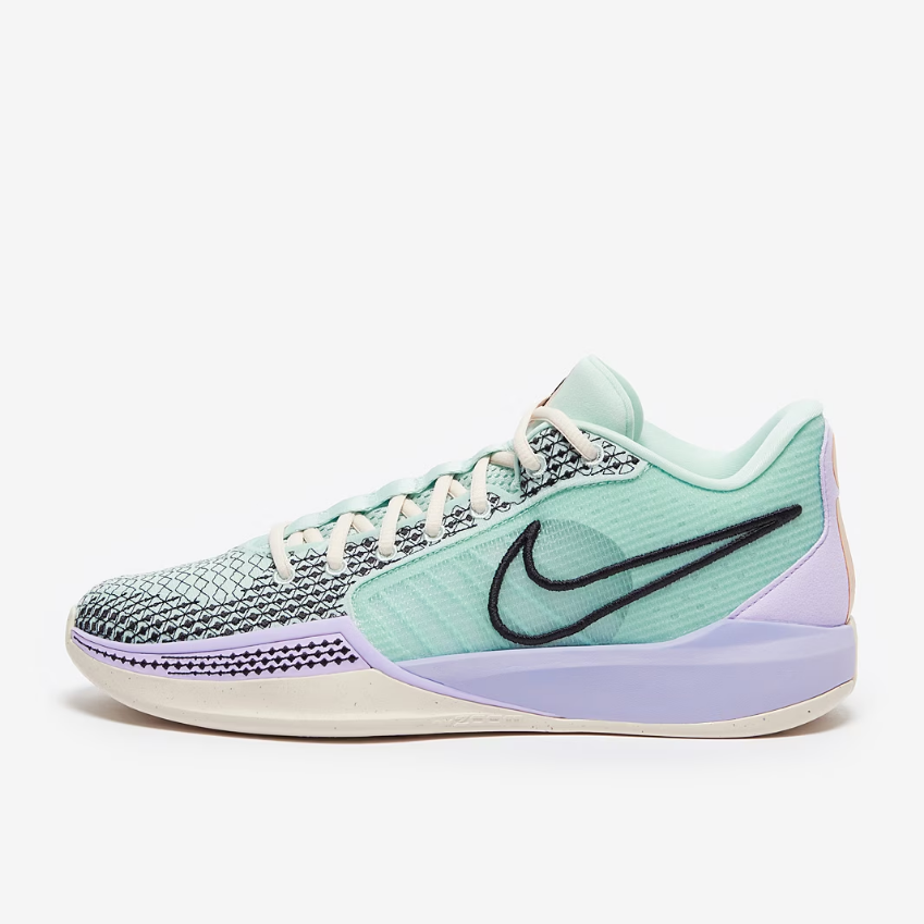 Nike Womens Sabrina 1Jade Ice/Black/Guava Ice/Lilac Bloom