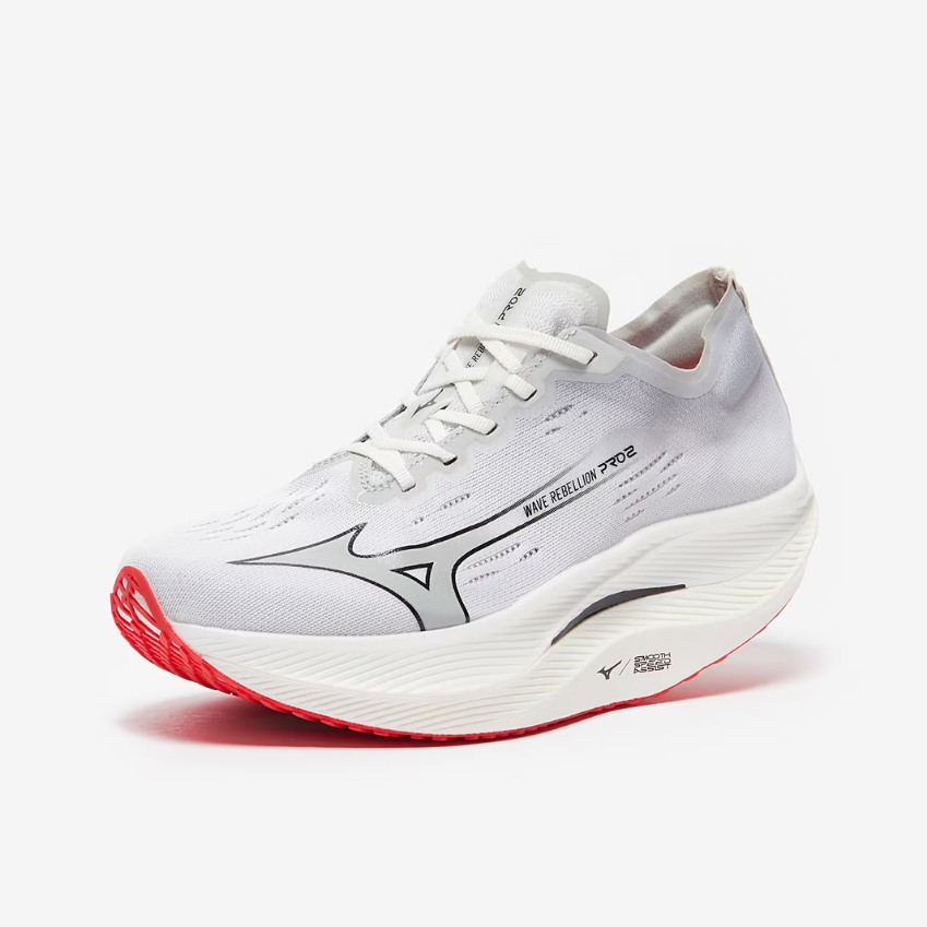 Mizuno Wave Rebellion Pro 2White/Harbor Mist/Cayenne