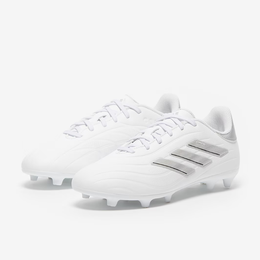 adidas Kids Copa Pure 2 League FGWhite/White/Silver Met