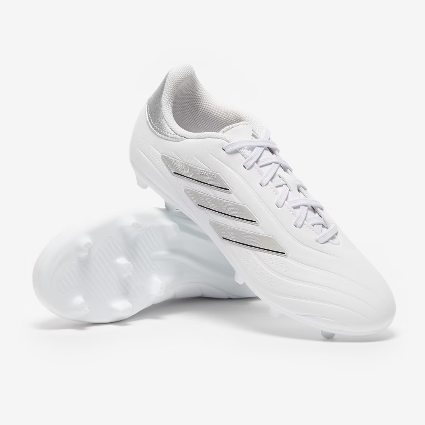 adidas Kids Copa Pure 2 League FGWhite/White/Silver Met