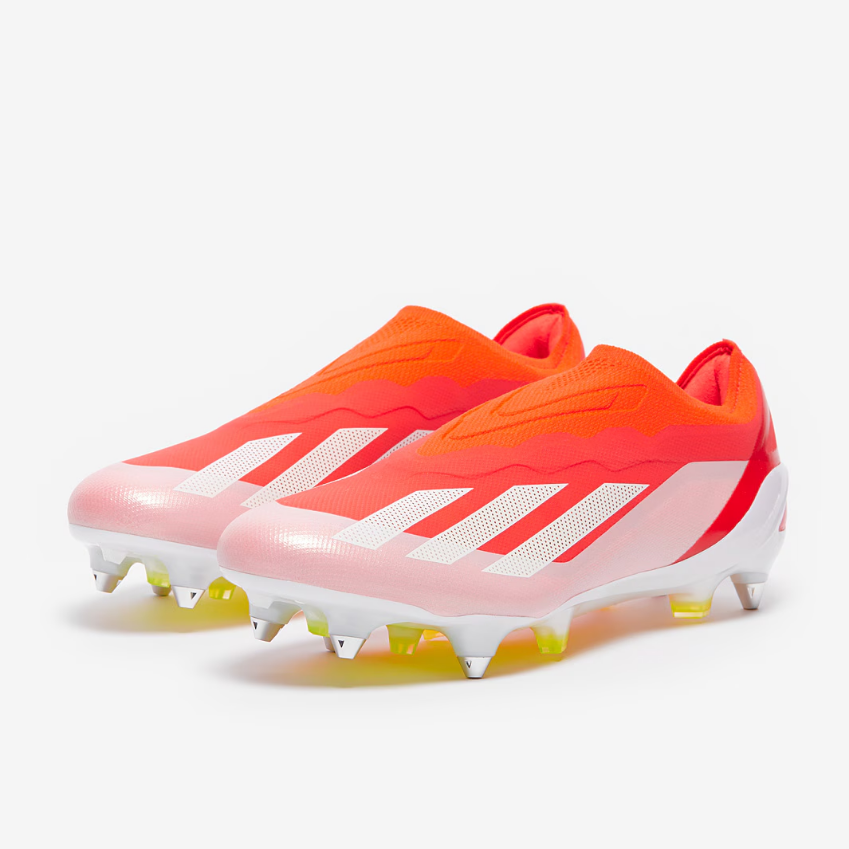 adidas X Crazyfast Elite Laceless SGSolar Red/White/Team Solar Yellow