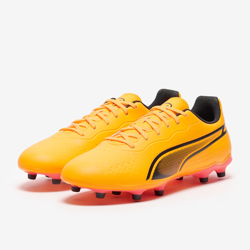 Puma King Match FG/AGSun Stream/Puma Black/Sunset Glow