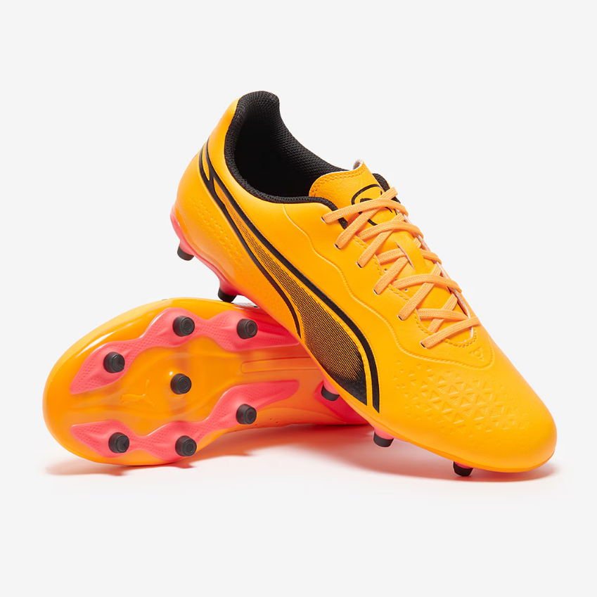 Puma King Match FG/AGSun Stream/Puma Black/Sunset Glow