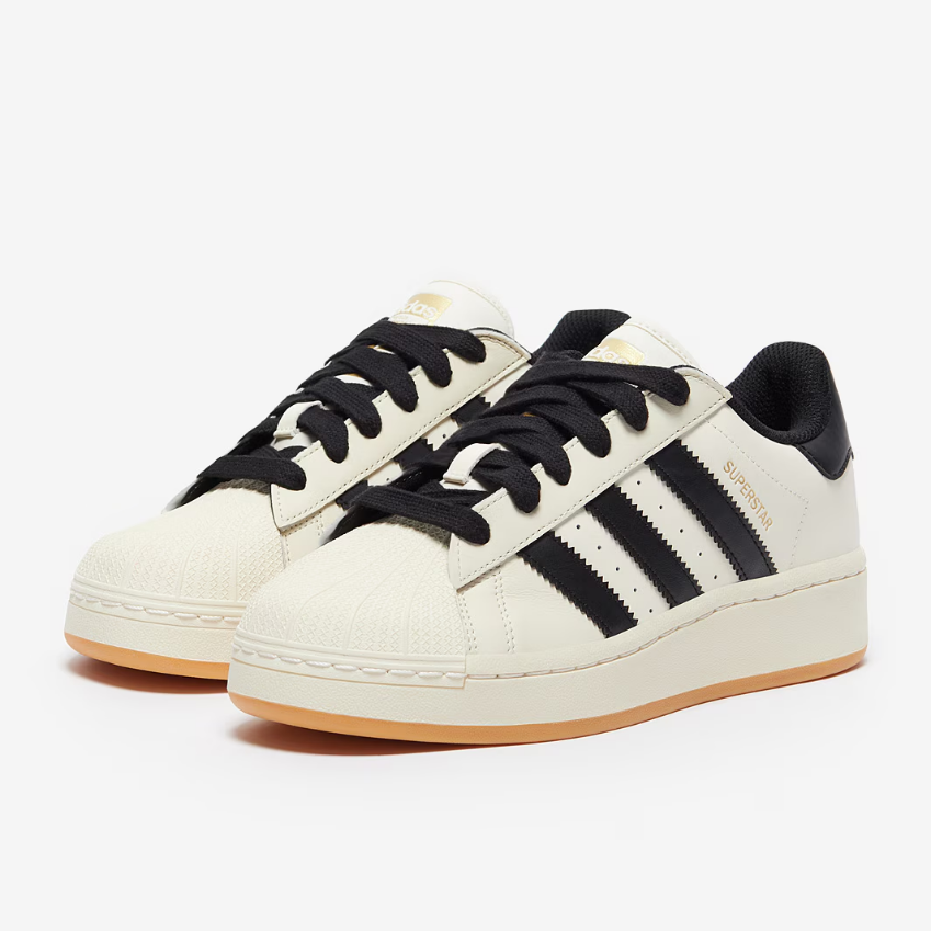 adidas Originals Womens Superstar XLGCream White/Core Black/Gum 1