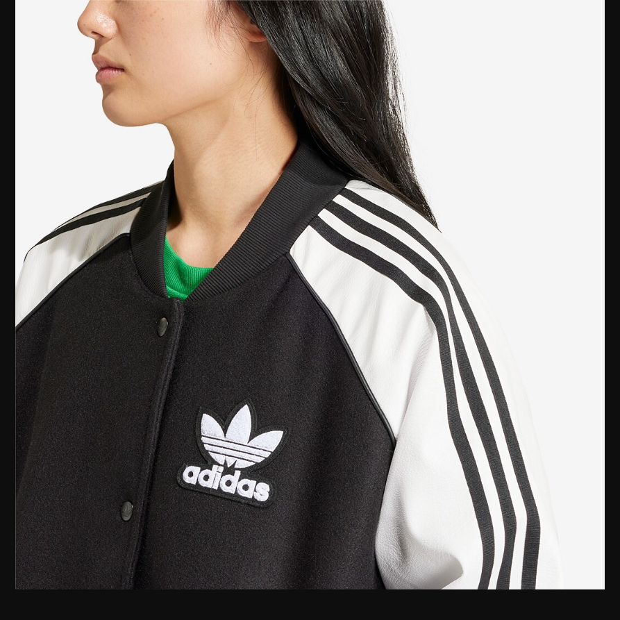 adidas Originals Womens Superstar JacketWhite/Black