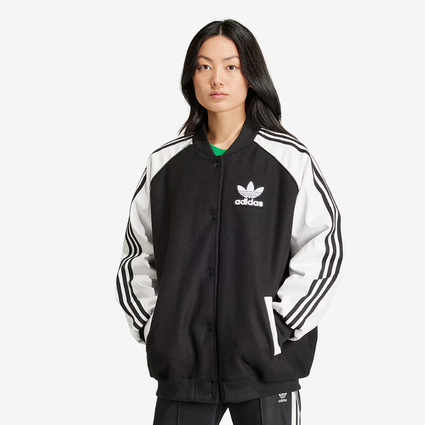 adidas Originals Womens Superstar JacketWhite/Black