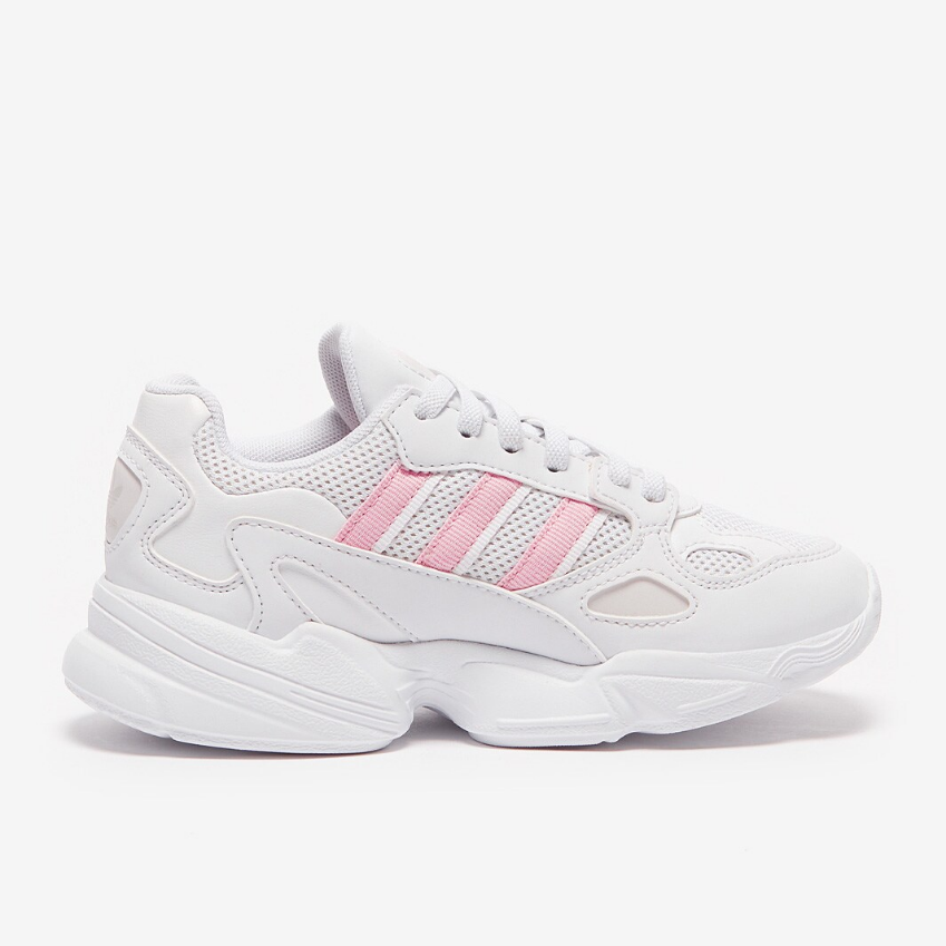 adidas Originals Younger Kids Falcon EL (PS)Ftw White/Clear Pink/Grey One