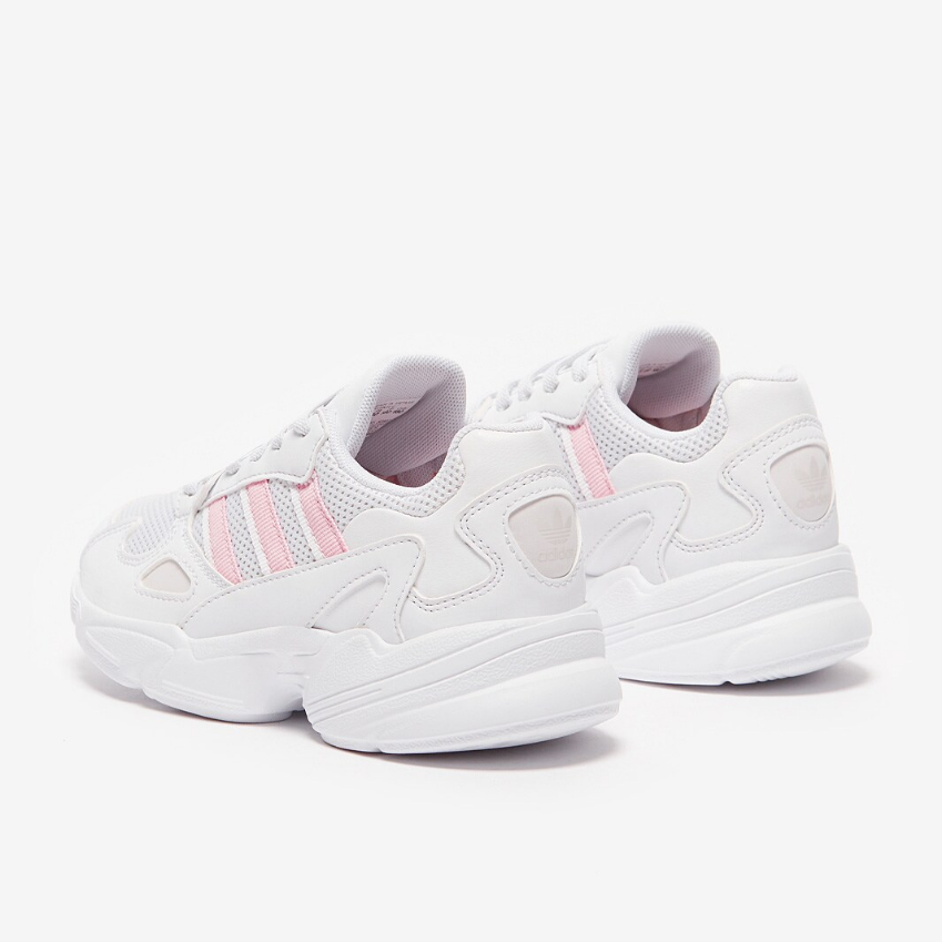 adidas Originals Younger Kids Falcon EL (PS)Ftw White/Clear Pink/Grey One