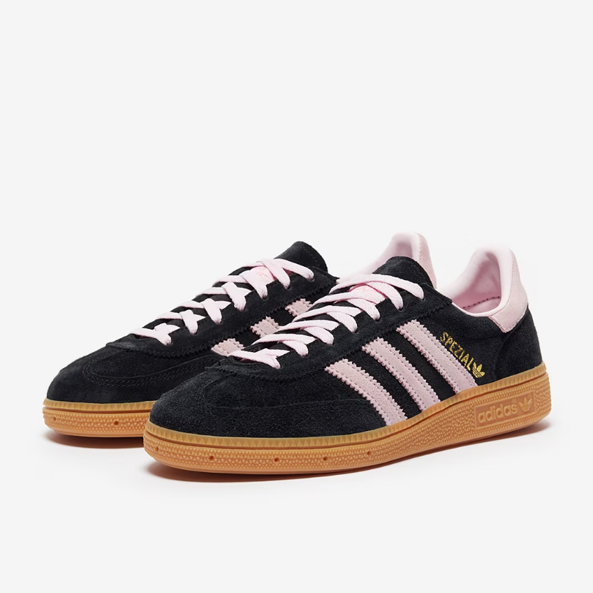 adidas Originals Womens Handball SpezialCore Black/Clear Pink/Gum 1