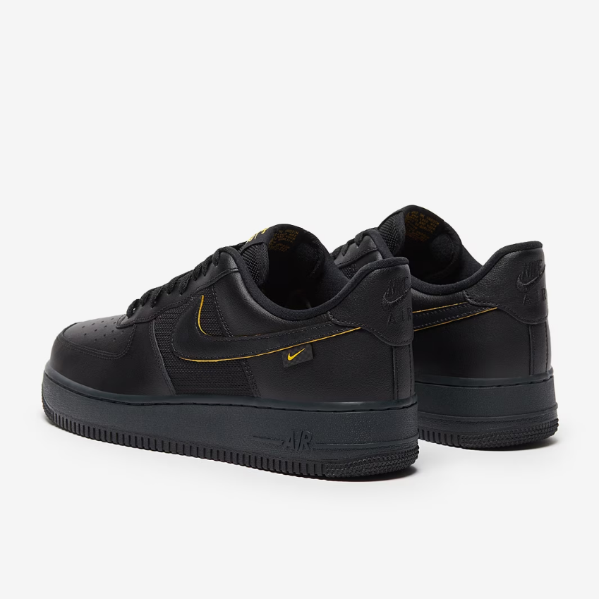 Nike Sportswear Air Force 1 '07Black/University Gold/Dark Smoke Grey