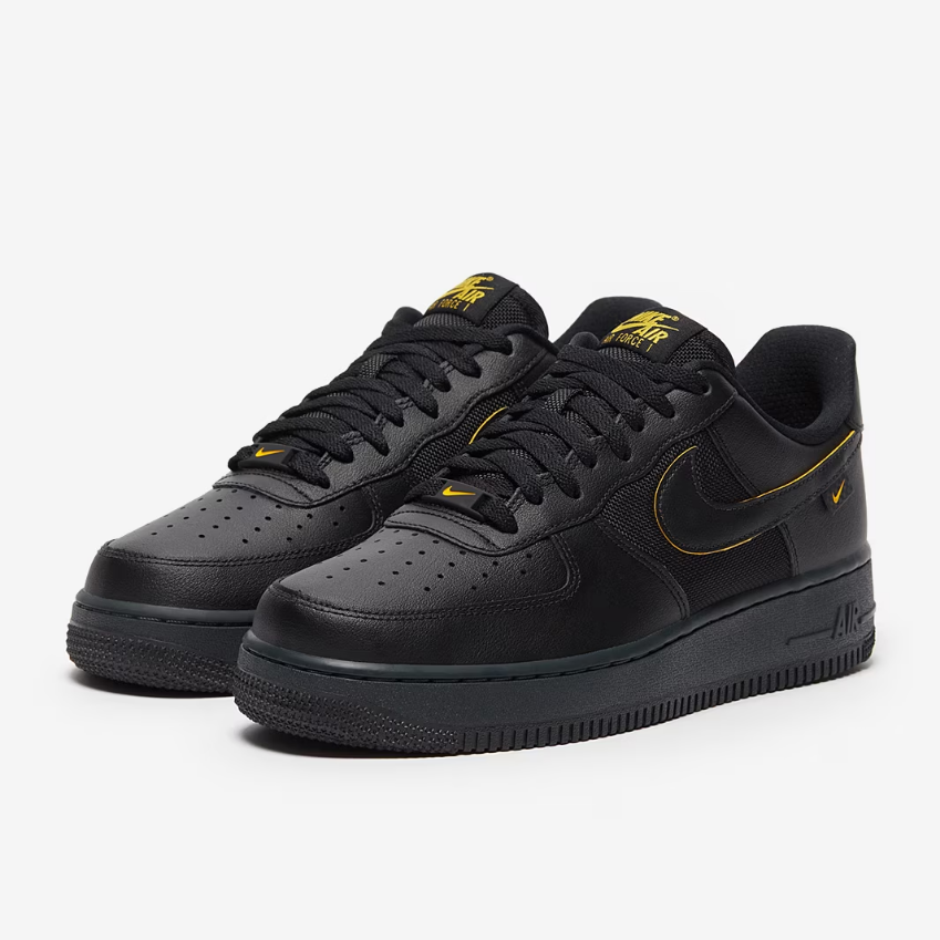 Nike Sportswear Air Force 1 '07Black/University Gold/Dark Smoke Grey