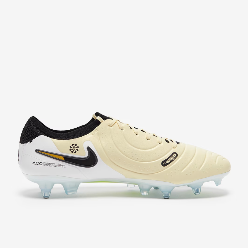 Nike Tiempo Legend X Elite SG-Pro Anti-ClogLemonade/Black/Metallic Gold Coin