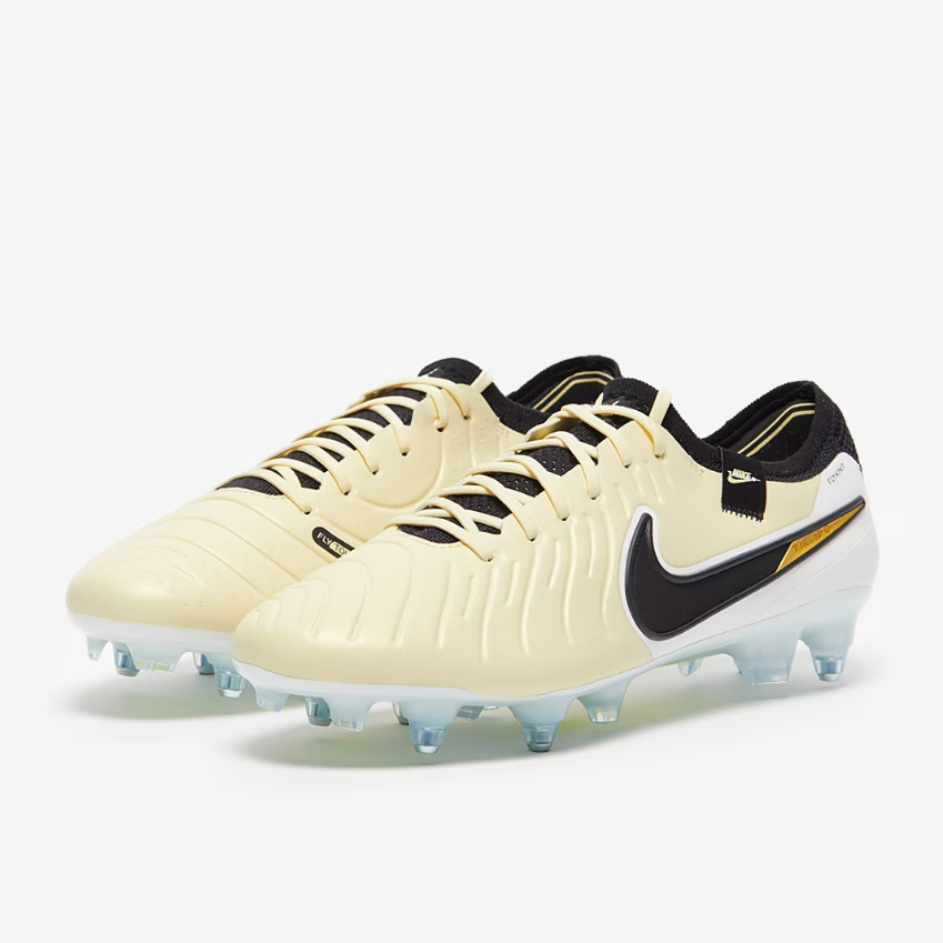 Nike Tiempo Legend X Elite SG-Pro Anti-ClogLemonade/Black/Metallic Gold Coin