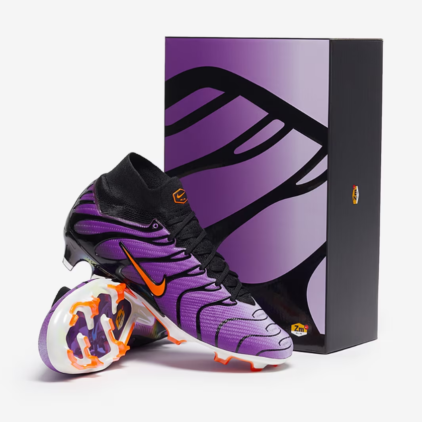 Nike Air Zoom Mercurial Superfly IX Elite x Air Max Plus FGVolt Purple/Total Orange