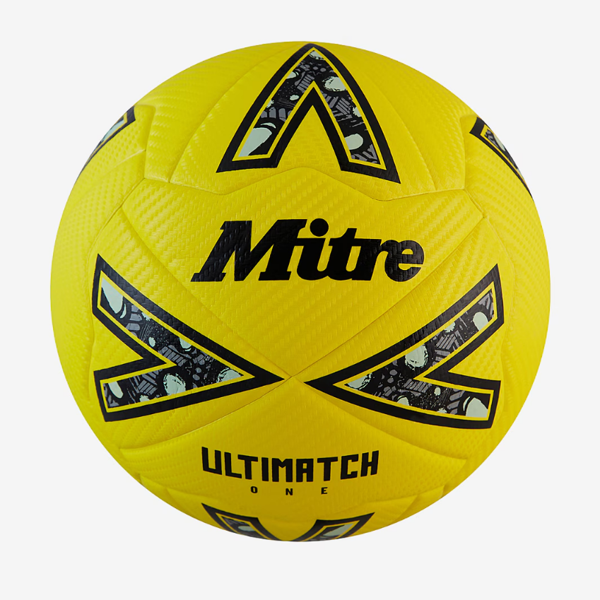 Mitre 24 Ultimatch OneFluo Yellow/Black/Circular Grey