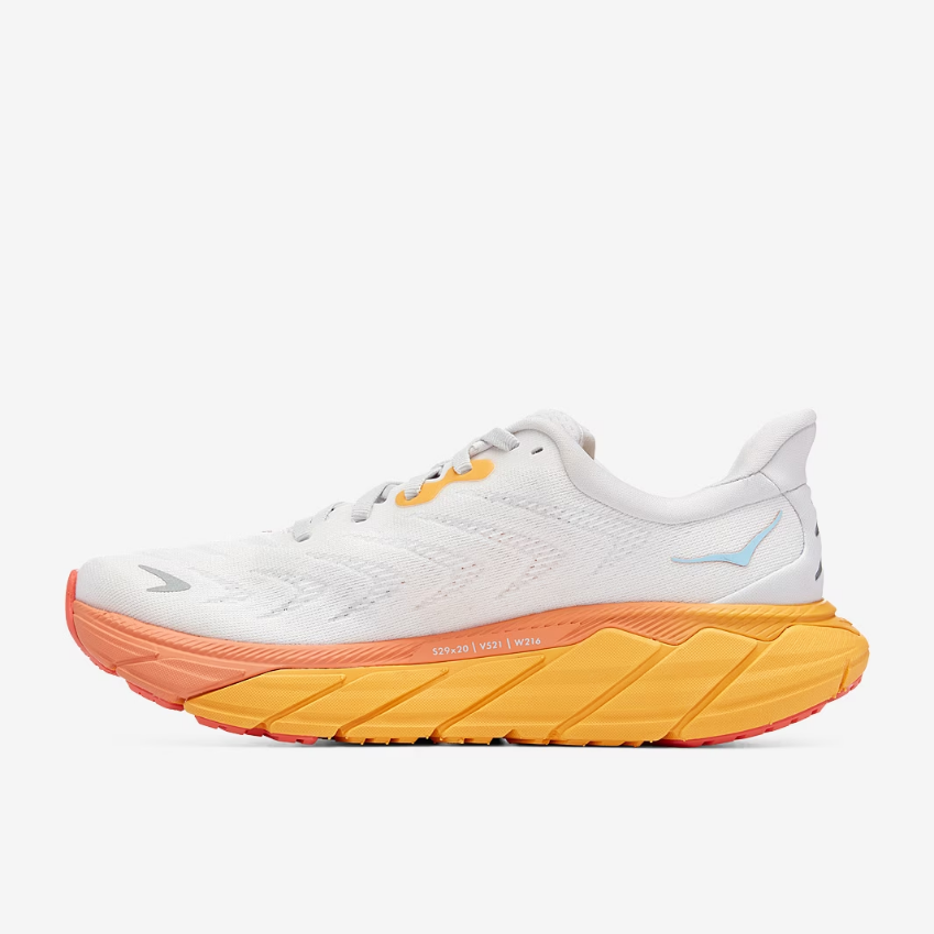 Hoka Womens Arahi 6 WideNimbus Cloud/Blanc De Blanc