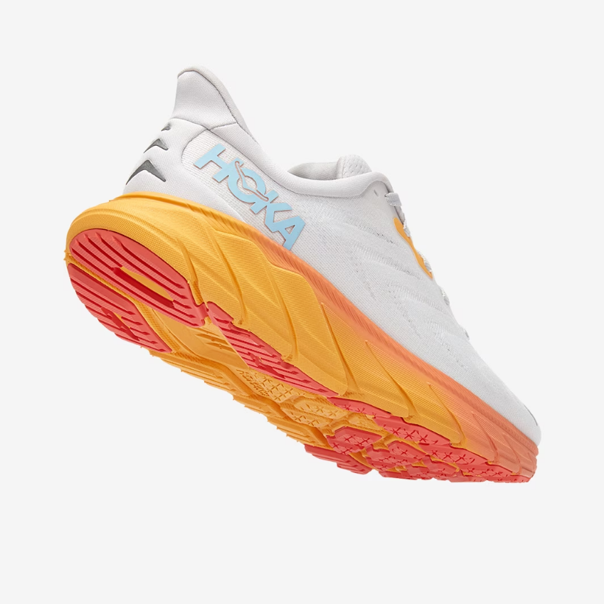 Hoka Womens Arahi 6 WideNimbus Cloud/Blanc De Blanc