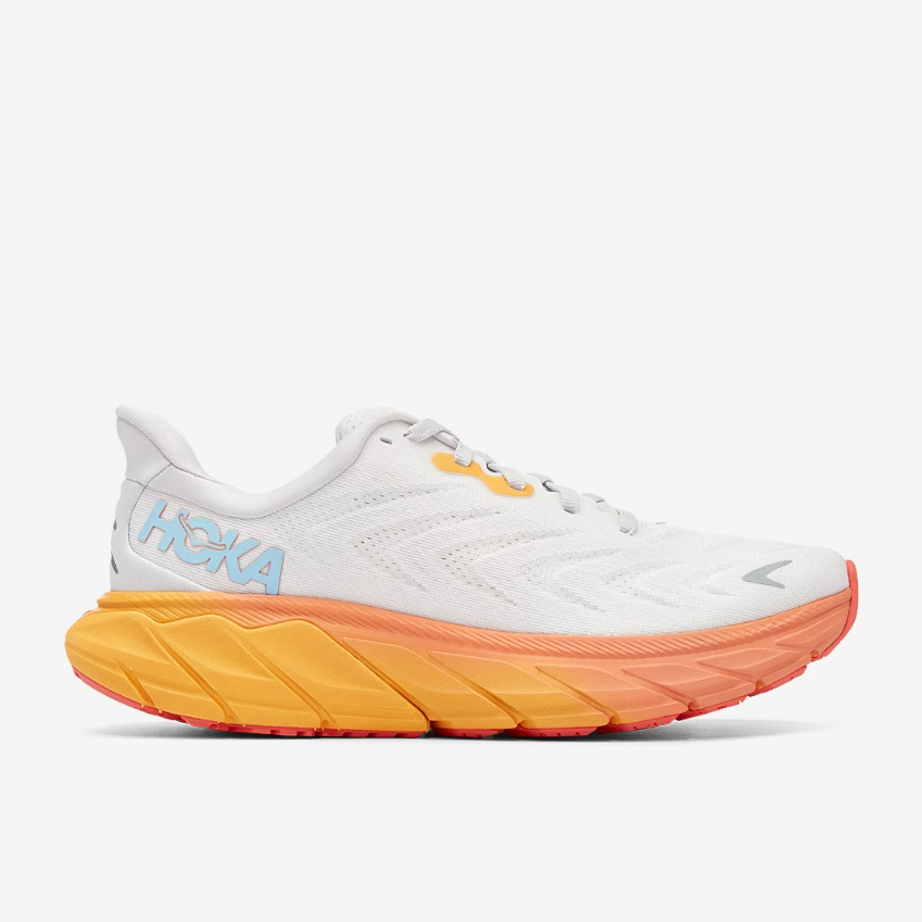 Hoka Womens Arahi 6 WideNimbus Cloud/Blanc De Blanc